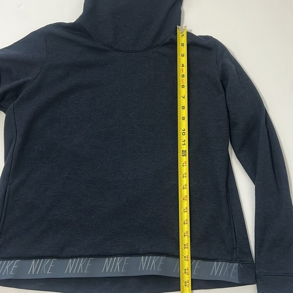 Nike dri-fit navy blue sweatshirt. Turtleneck/funnel neck neckline. Size XL. - Picture 3 of 12